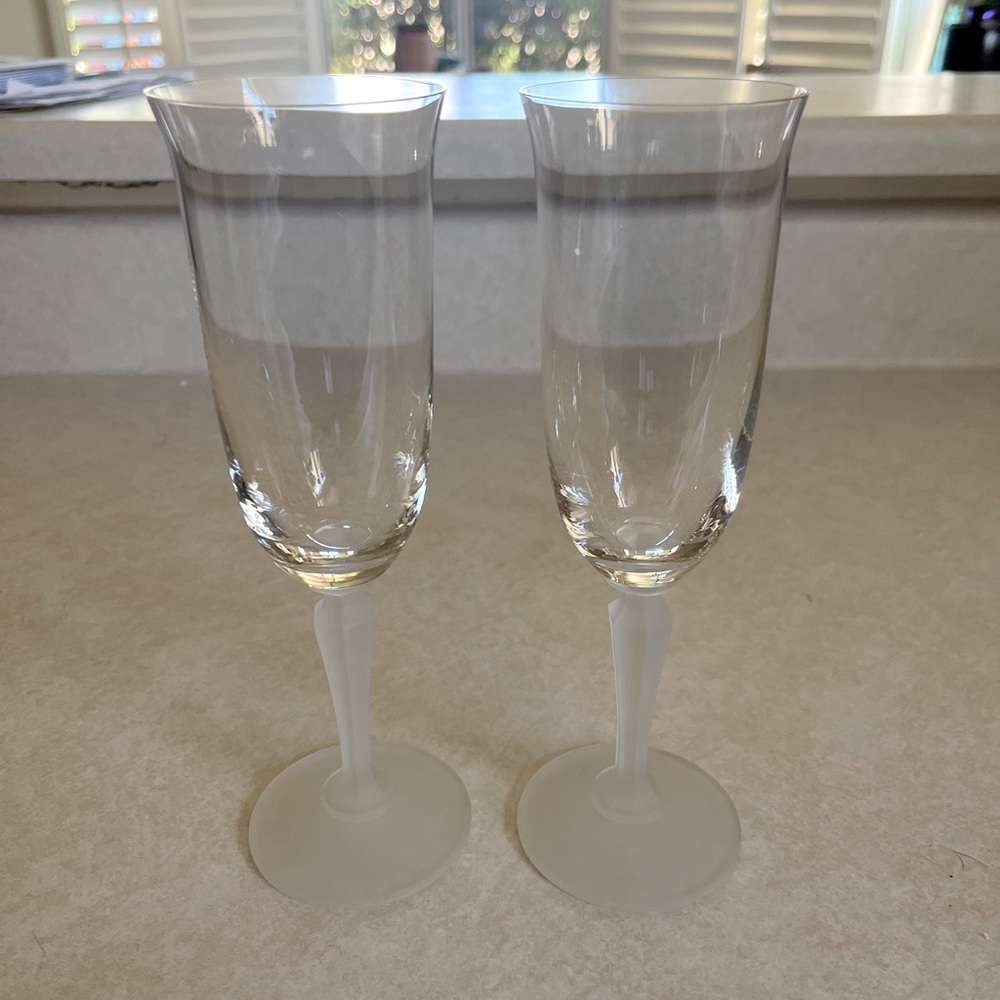 Crystal Toasting Flutes